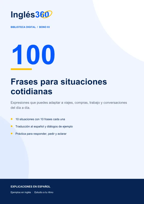 Portada del bono 100 Frases para Situaciones Cotidianas.